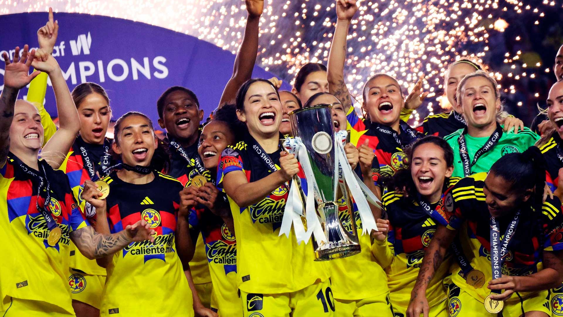 América Femenil es campeón de Concacaf W tras vencer al Washington Spirit